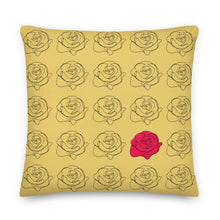 Load image into Gallery viewer, RED ROSE @-}-- PREMIUM PILLOW