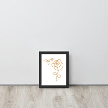 Load image into Gallery viewer, BEE FLORAL ✿∘˚˳°∘° ART PRINT