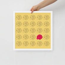 Load image into Gallery viewer, RED ROSE @-}-- ART PRINT