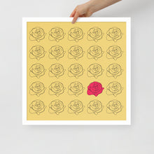Load image into Gallery viewer, RED ROSE @-}-- ART PRINT